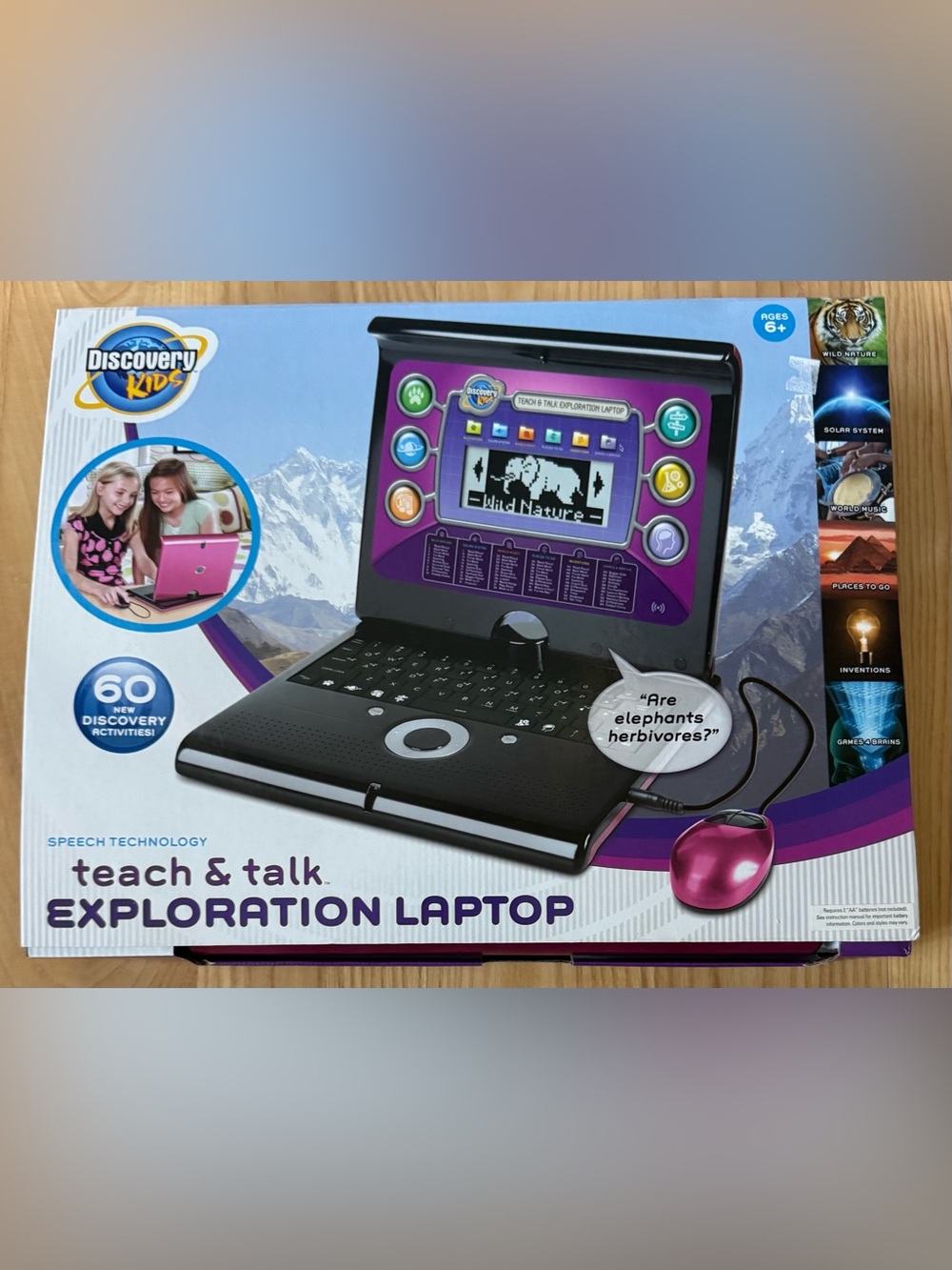 NIB 2010 Discovery Kids Teach & Talk Exploration Laptop Pink Mouse